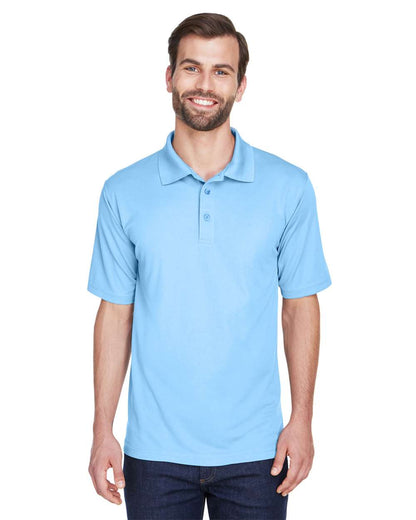 UltraClub Men's Cool & Dry Mesh Piqué Polo 8210 #colormdl_Columbia Blue