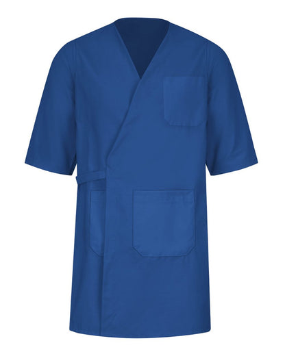 Red Kap Men's Collarless Butcher Wrap WP10 #color_Royal Blue