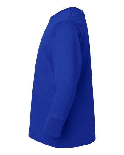 Rabbit Skins Toddler Fine Jersey Long Sleeve Tee 3302 #color_Royal