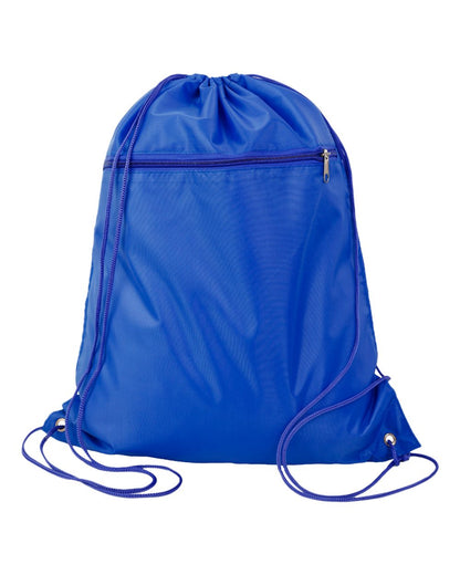 Q-Tees Polyester Cinchpack Q135200 #color_Royal