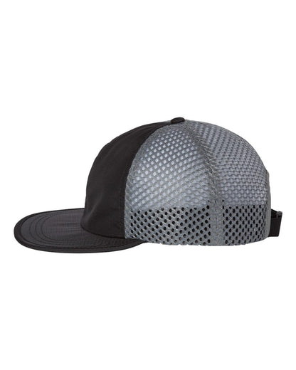 Richardson Rogue Wide Set Mesh Cap 935 #color_Black/ Charcoal