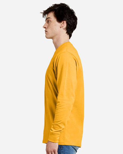 Lane Seven Heavyweight Long Sleeve T-Shirt LS15009 #colormdl_Mustard