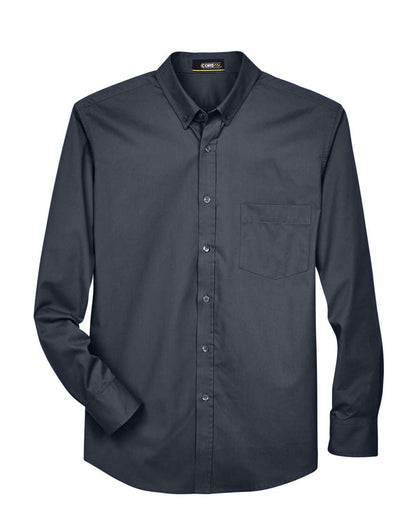 CORE365 Men's Operate Twill Dress Shirt 88193 #color_Carbon