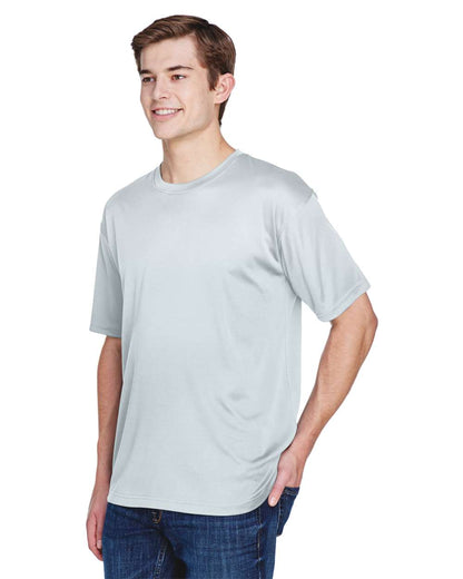 UltraClub Men's Cool & Dry Basic Performance T-Shirt 8620 #colormdl_Grey
