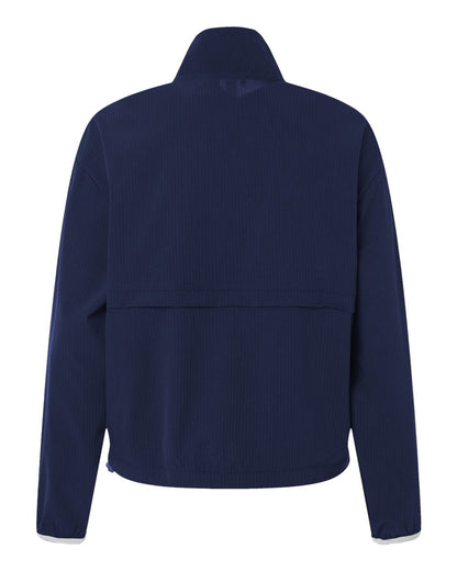 Adidas Women's Go-To Quarter-Zip Jacket A1012 #color_Collegiate Navy
