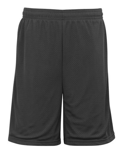 Badger Pro Mesh 9" Shorts with Pockets 7219 #color_Graphite