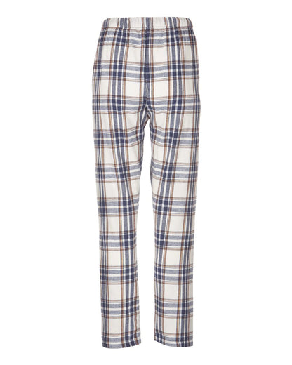 Boxercraft Women's Haley Flannel Pants BW6620 #color_Natural Indigo Plaid