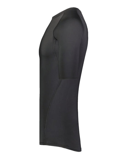 Russell Athletic Unisex CoolCore® Half Sleeve Compression Shirt R21CPM #color_Black
