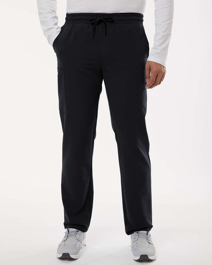 Jaanuu Men's Rhodes Everyday Straight-Leg Scrub Pants M20001 #colormdl_Black