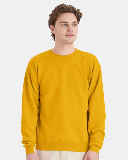 Hanes Unisex EcoSmart® Crewneck Sweatshirt P160 #colormdl_Gold