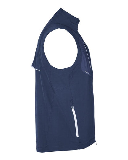 Zero Restriction Men's Full-Zip Vest W1009Z #color_Navy