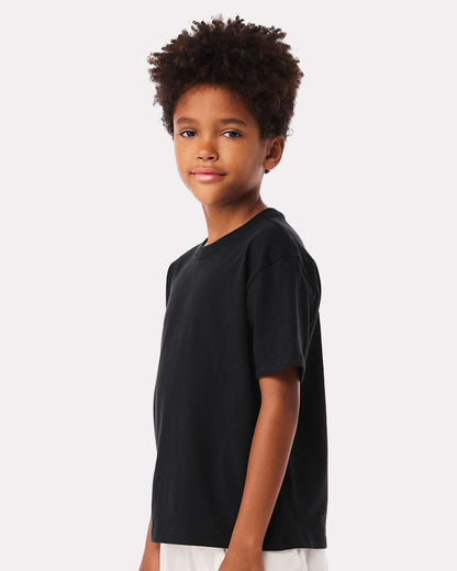 BELLA + CANVAS Youth 6oz. Heavyweight Tee 3010Y #colormdl_Black