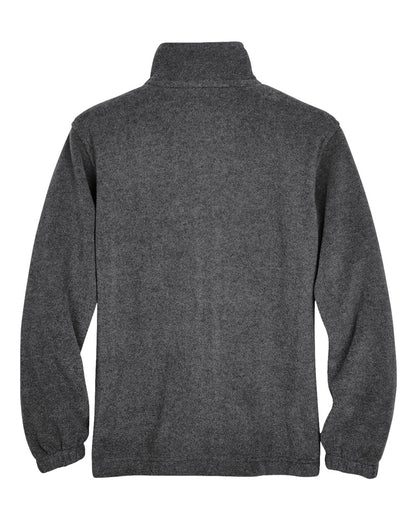 Harriton Youth Full-Zip Fleece M990Y #color_Charcoal