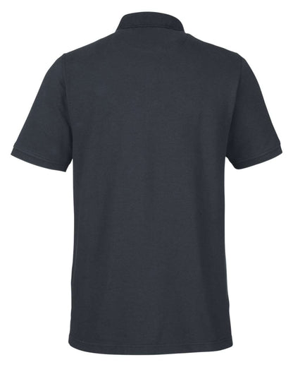 Harriton Men's Valiant Cotton Snag Protect Pocket Polo M205P #color_Dark Charcoal