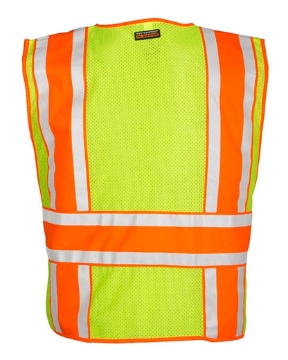 Kishigo Unisex 4 Season Breakaway Vest 1166B #color_Lime