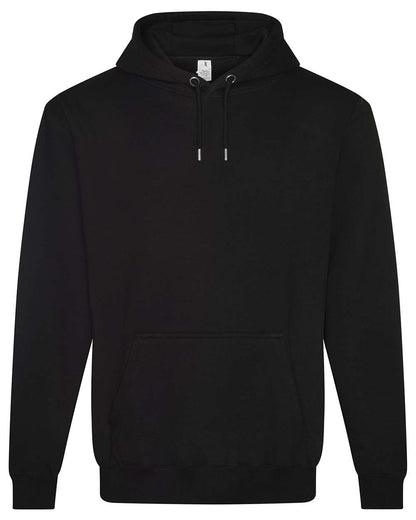 AWDis Unisex Heavyweight Urban Hooded Sweatshirt JHA101 #color_Black