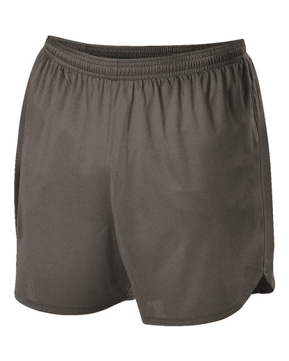 Alleson Athletic Women's Woven Track Shorts R3LFPW #color_Charcoal