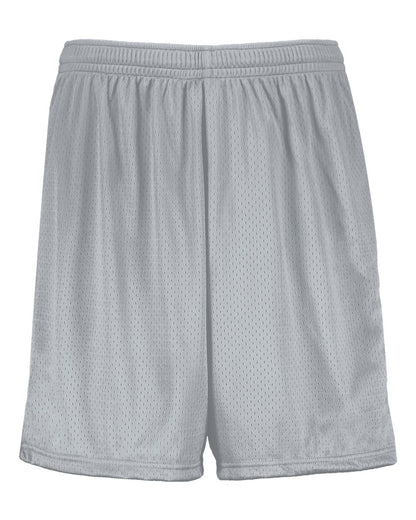 Augusta Sportswear Youth Modified Mesh Shorts 1851 #color_Silver