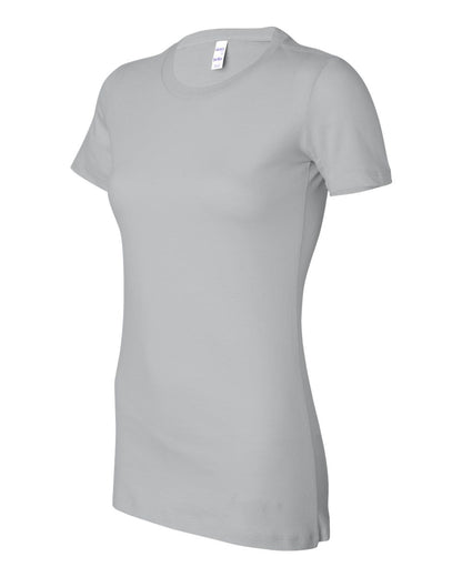 BELLA + CANVAS Women's Slim Fit Tee 6004 #color_Silver