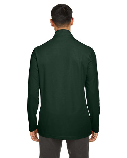 CORE365 Men's Fusion ChromaSoft™ Pique Quarter-Zip Pullover CE405 #colormdl_Forest