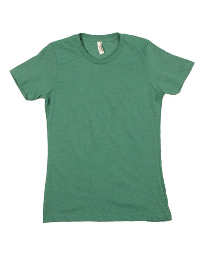 Ei Lo Women's Premium Cotton Blend T-Shirt 6220 #color_Kelly Heather