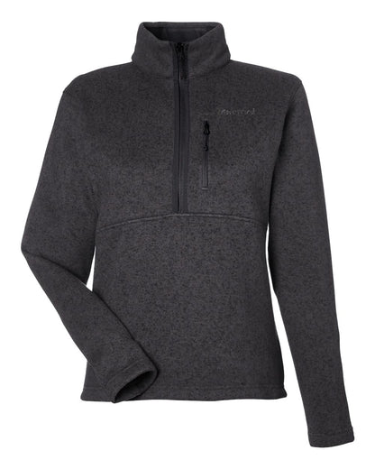 Marmot Women's Drop Line Half-Zip Jacket M16248 #color_Black Heather