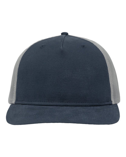 Sportsman Modern Five-Panel Trucker Fit Cap SP1550 #color_Navy/ Grey