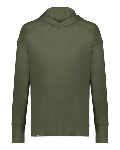 Holloway Women's Eco Revive™ Ventura Soft Knit Hooded Sweatshirt 222798 #color_Olive