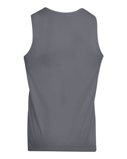 Augusta Sportswear Youth Reversible Wicking Tank Top 149 #color_Graphite/ White