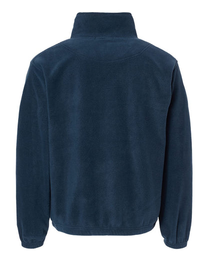 Burnside Polar Fleece Quarter-Zip Pullover 3052 #color_Navy