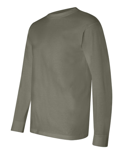 Bayside USA-Made Long Sleeve T-Shirt 6100 #color_Safari