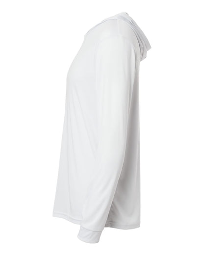 Paragon Unisex Bahama Performance Hooded Long Sleeve T-Shirt 220 #color_Aluminum