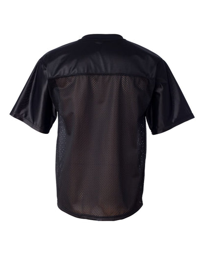 Augusta Sportswear Stadium Replica Football Jersey 257 #color_Black