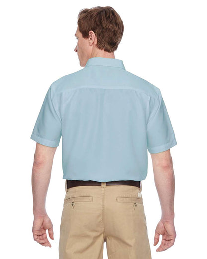 Harriton Men's Key West Short Sleeve Performance Staff Shirt M580 #colormdl_Cloud Blue