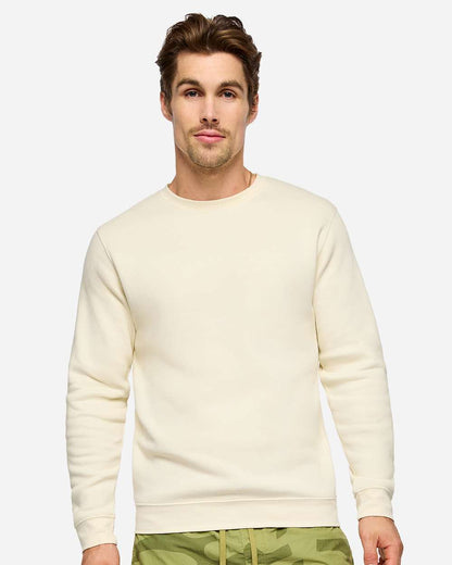 LAT Unisex Elevated Fleece Crewneck Sweatshirt 6925 #colormdl_Natural