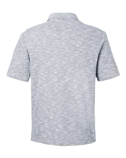 North End Men's Eclipse Jacquard Polo NE115 #color_Black Heather
