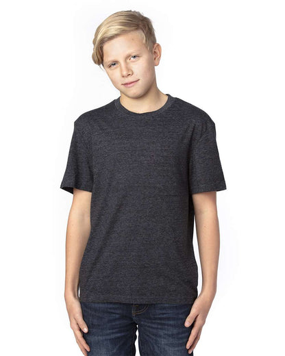 Threadfast Apparel Youth Triblend T-Shirt 602A #colormdl_Black Triblend
