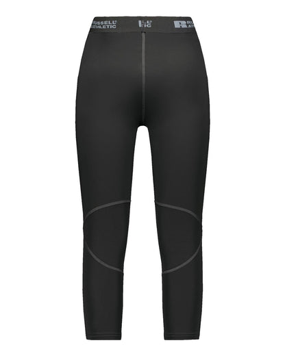 Russell Athletic Unisex CoolCore® Compression Tights R23CPM #color_Black