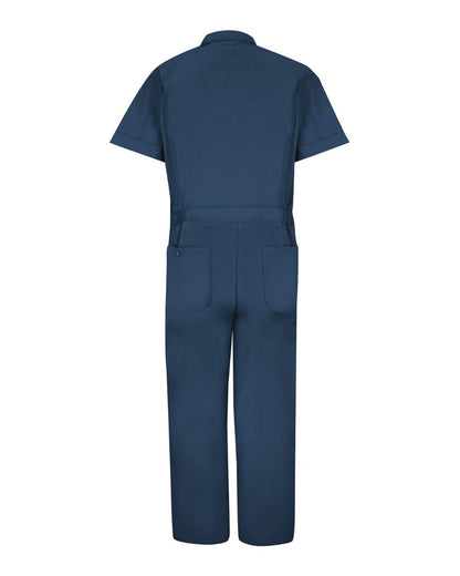 Red Kap Men's Tall Speedsuit Short Sleeve CP40T #color_Navy