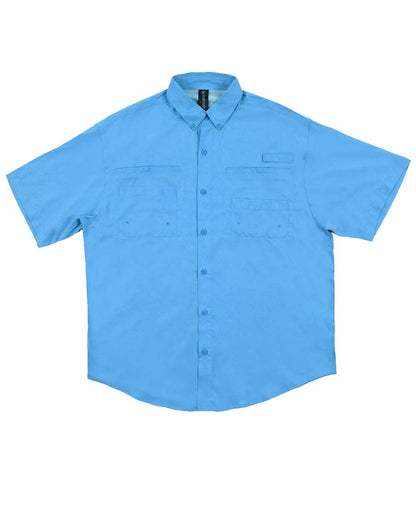 Burnside Baja Short Sleeve Fishing Shirt 2297 #color_Sail