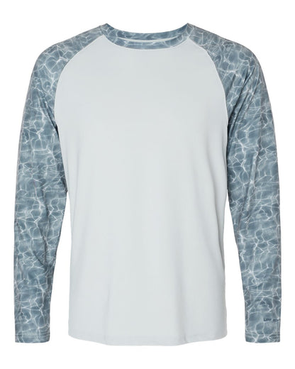 Paragon Men's Panama Colorblocked Long Sleeve T-Shirt 231 #color_Grey Water