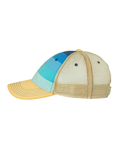 LEGACY Old Favorite Trucker Cap OFA #color_Blue Stripe/ Khaki