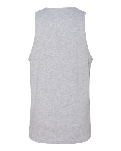 Next Level Cotton Muscle Tank 3633 #color_Heather Grey