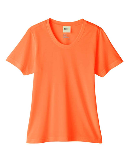 CORE365 Women's Fusion ChromaSoft™ Performance T-Shirt CE111W #color_Campus Orange