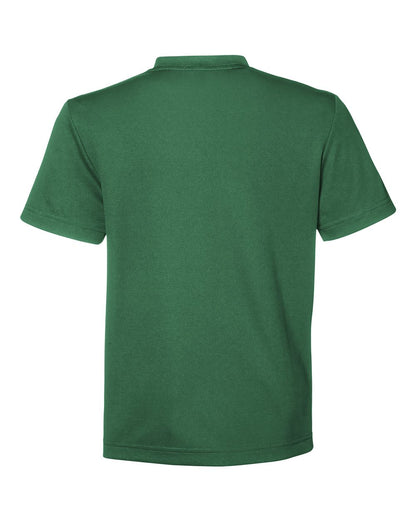 Team 365 Youth Zone Performance Mesh T-Shirt TT15Y #color_Sport Dark Green