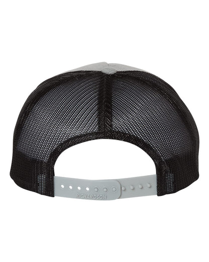 Richardson Troutdale Corduroy Trucker Cap 930 #color_Light Grey/ Black