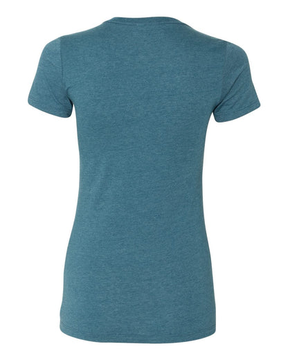 BELLA + CANVAS Women's Slim Fit Tee 6004 #color_Heather Deep Teal