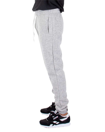 Shaka Wear Men's Fleece Joggers SHFJP #colormdl_Heather Grey