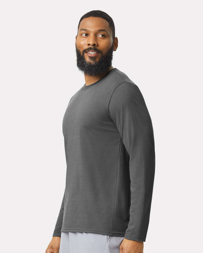 Gildan Unisex Performance® Long Sleeve T-Shirt 42400 #colormdl_Charcoal