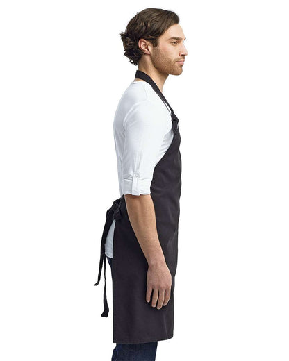 Artisan Collection by Reprime Calibre Heavy Cotton Canvas Bib Apron RP130 #colormdl_Black